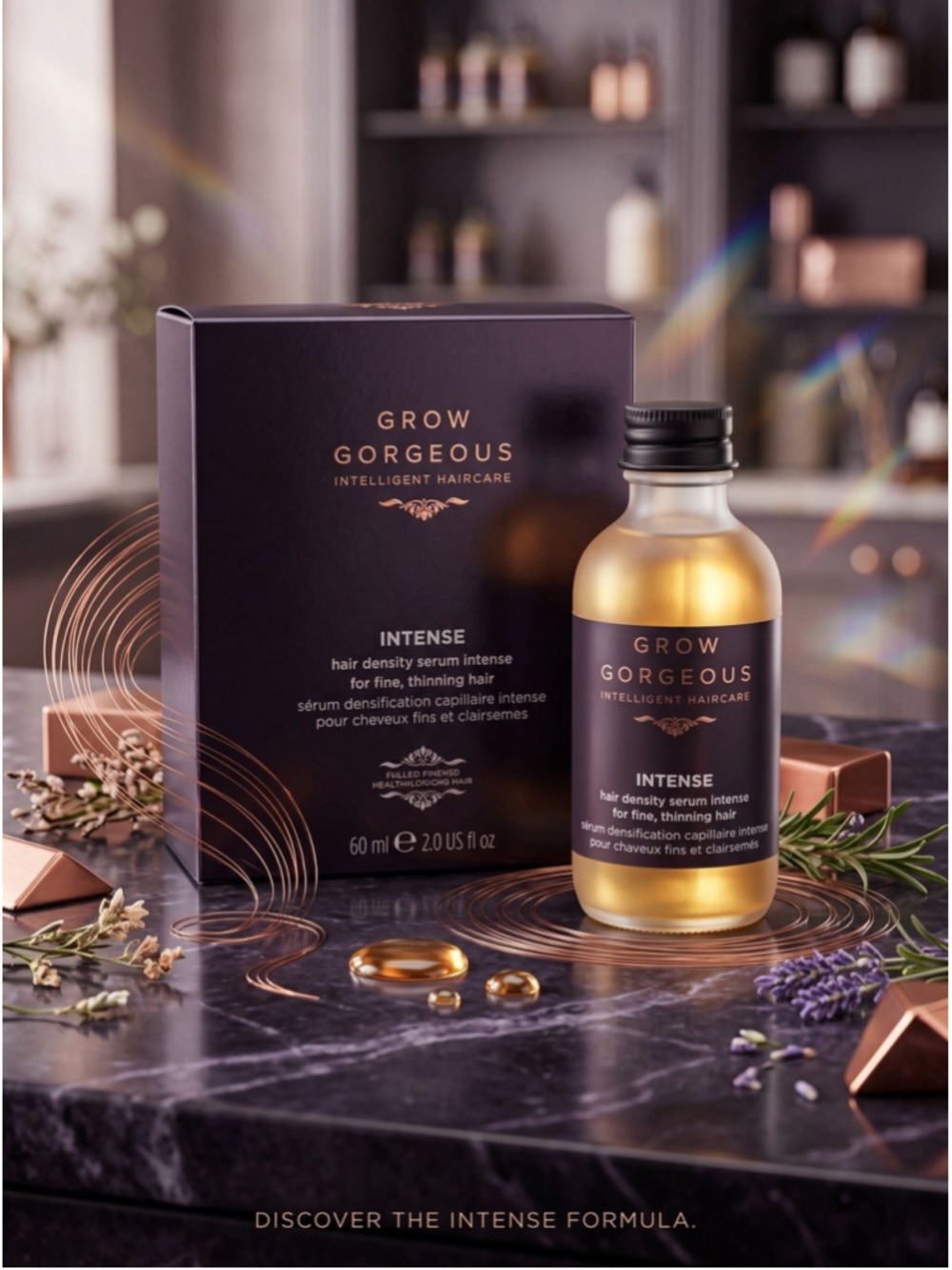 Grow Gorgeous Intense Density Hair Serum - 2 oz